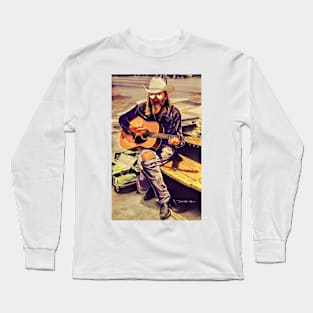 Guitar Man - Graphic 2 Long Sleeve T-Shirt